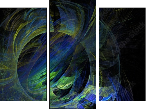 universum fantasie - Three-piece canvas, Triptych