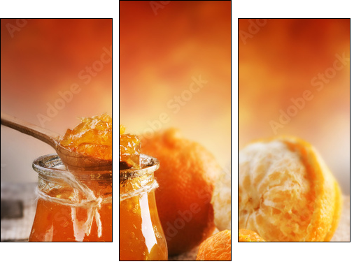 Homemade Orange Jam - Three-piece canvas, Triptych