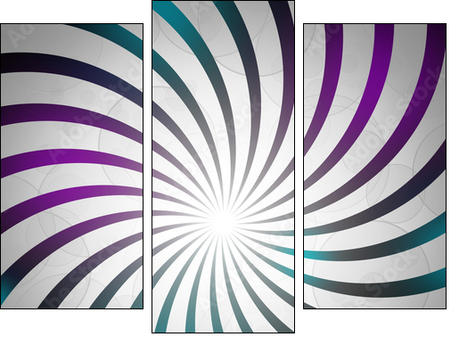 Swirl - Three-piece canvas, Triptych