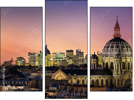 Paris - Three-piece canvas, Triptych