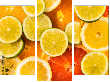 Concept fruits - Three-piece canvas, Triptych