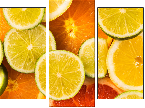 Concept fruits - Three-piece canvas, Triptych