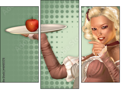 Eat more Fruits - Three-piece canvas, Triptych