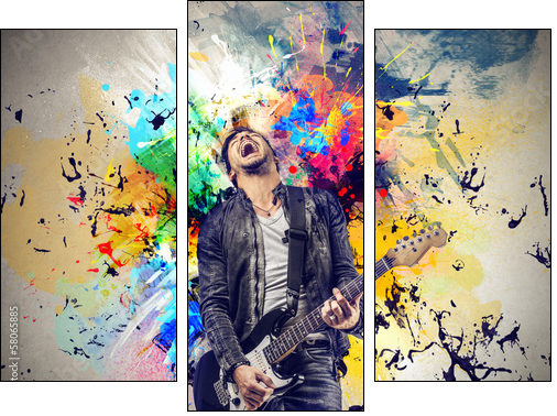 concert - Three-piece canvas, Triptych