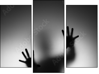 Ghosts Hand - Three-piece canvas, Triptych