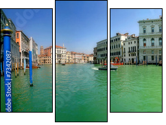 Venice. Grand Canal (panorama). - Three-piece canvas, Triptych