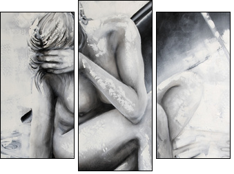 Liebespiano - Three-piece canvas, Triptych