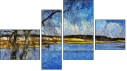Fortyk - Four-piece canvas