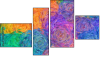 Fortyk - Four-piece canvas