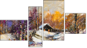 Fortyk - Four-piece canvas