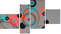 Fortyk - Four-piece canvas
