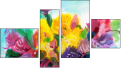 Fortyk - Four-piece canvas