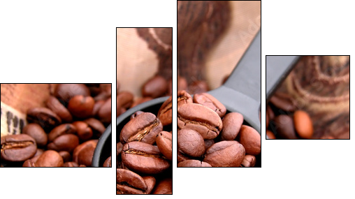 coffee - Four-piece canvas, Fortyk