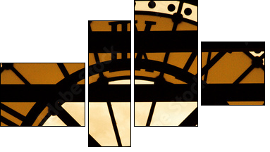 le sacrÃ© coeur et l'horloge - Four-piece canvas, Fortyk