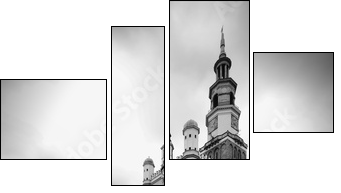 old town hall in Poznan - Four-piece canvas, Fortyk