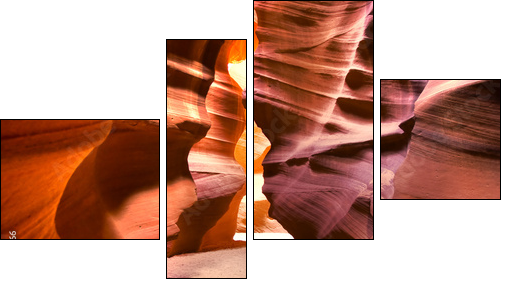 Canyon - Four-piece canvas, Fortyk