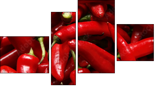 Red hot chilli peppers - Four-piece canvas, Fortyk