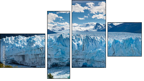 Perito Moreno Glacier, Patagonia, Argentina - Panoramic View - Four-piece canvas, Fortyk