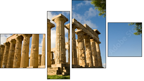 Temple of Hera, Selinunte, Sicily - Four-piece canvas, Fortyk