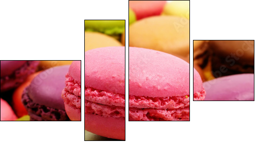 macarons - Four-piece canvas, Fortyk