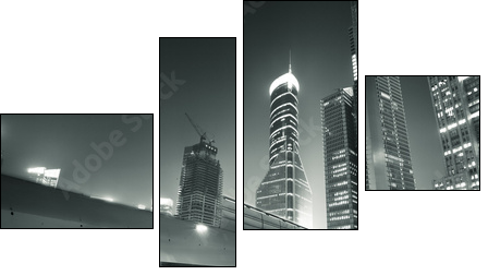 Megacity Highway - Four-piece canvas, Fortyk