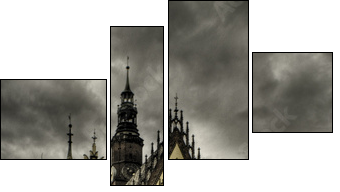 wroclaw- rynek - Four-piece canvas, Fortyk