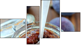 Fig jam - Four-piece canvas, Fortyk