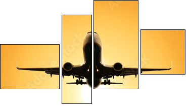 take-off runway - Four-piece canvas, Fortyk