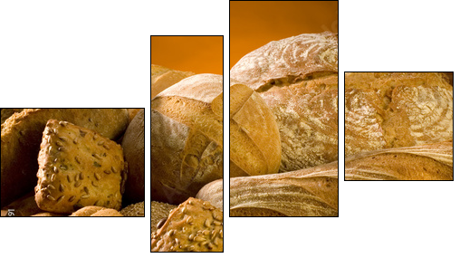 bread - Four-piece canvas, Fortyk
