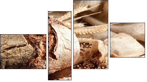 Traditional bread - Four-piece canvas, Fortyk