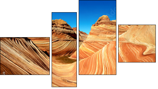 the wave - Four-piece canvas, Fortyk