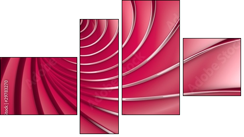 helix - Four-piece canvas, Fortyk
