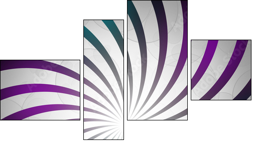 Swirl - Four-piece canvas, Fortyk