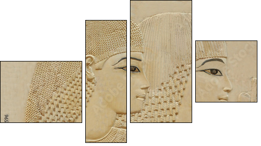 Beautiful young couple - Four-piece canvas, Fortyk