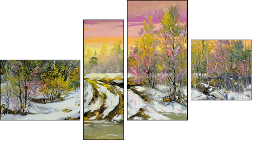 Spring high water - Four-piece canvas, Fortyk