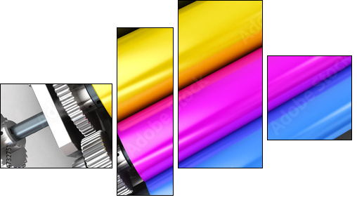 print machine - Four-piece canvas, Fortyk