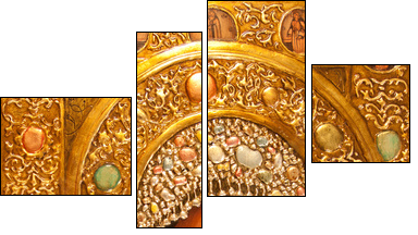 orthodox icon - Four-piece canvas, Fortyk