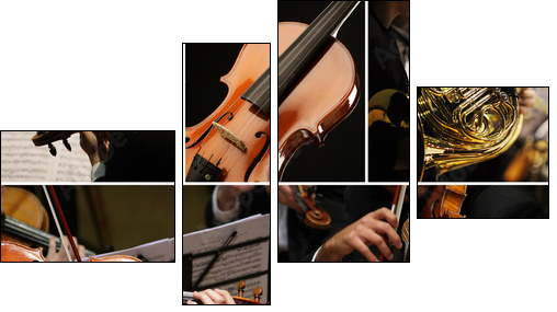 classical music collage - Four-piece canvas, Fortyk