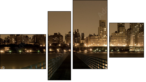 Bridge to Manhattan - Four-piece canvas, Fortyk