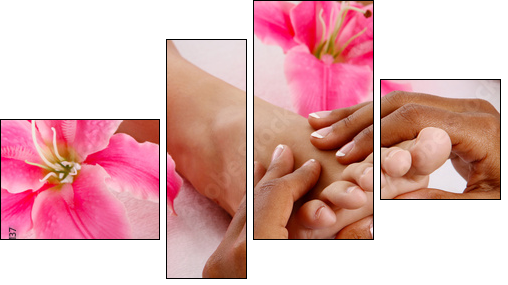 Massage - Four-piece canvas, Fortyk