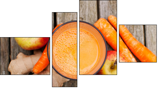 healthy juice - Four-piece canvas, Fortyk