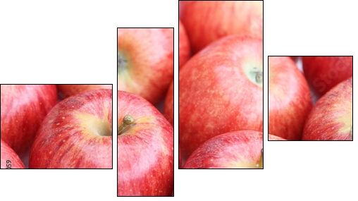 viele rote Ãpfel - Four-piece canvas, Fortyk