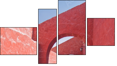 Monastery of St. Catherine at Arequipa, Peru - Four-piece canvas, Fortyk