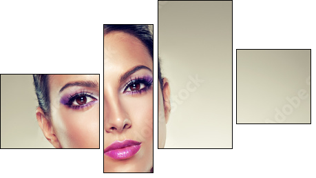Beauty Portrait - Four-piece canvas, Fortyk