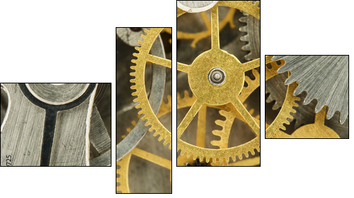 clockwork - Four-piece canvas, Fortyk