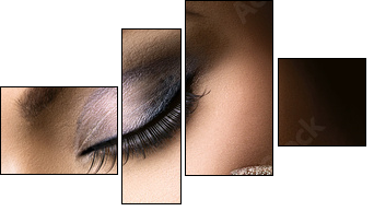 Fashion Beauty Model Girl. Manicure and Make-up - Four-piece canvas, Fortyk