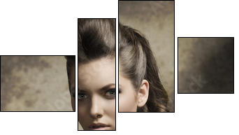 sexy dark lady with rock style - Four-piece canvas, Fortyk