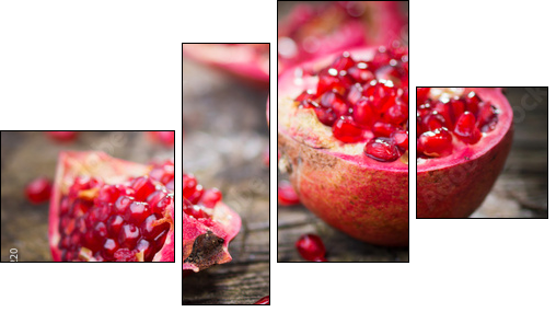Pomegranate - Four-piece canvas, Fortyk