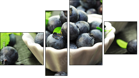 Blaubeeren - Four-piece canvas, Fortyk