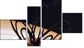Dessert with chocolate - Four-piece canvas, Fortyk